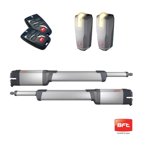 KUSTOS ULTRA BT A40, līdz pat 8m, līdz 1000kg. (Fotoelementi ar integrētu LED gaismu un elektromagnētiskiem slēdžiem)