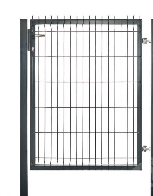 Gājēju vārti ar 3D paneļa apdari (cinkoti, pulverkrāsoti)